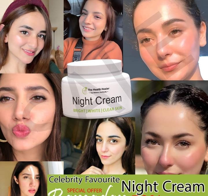 Whitening Night Cream for Clear and Glowing Skin